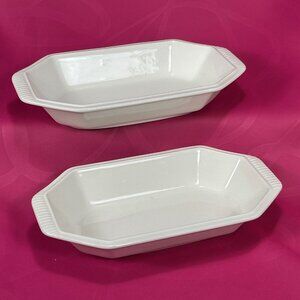 pair of NIKKO Japan Classic Collection octagonal dessert dishes